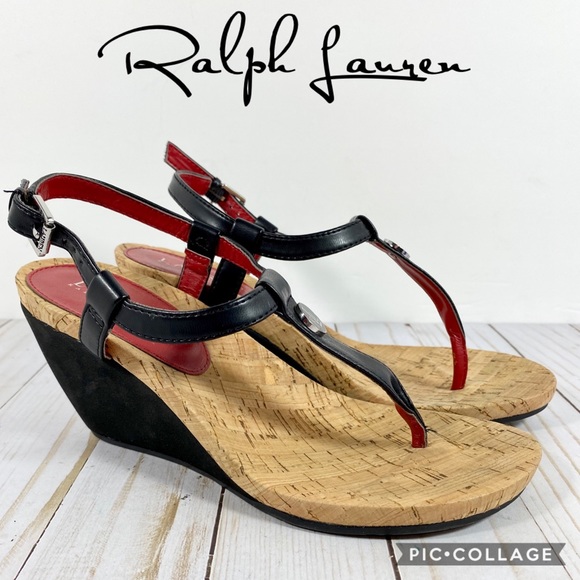 Lauren Ralph Lauren Shoes - LAUREN Ralph Lauren “Reeta” wedge sandal 7.5B